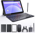 Black 10.1 Inch Android Tablet with Keyboard T859424