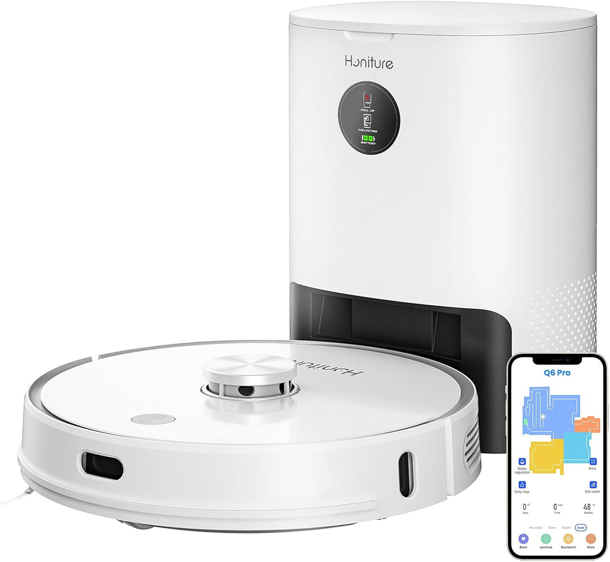 Robot Vacuum and Mop Combo with Self Emptying T8700
