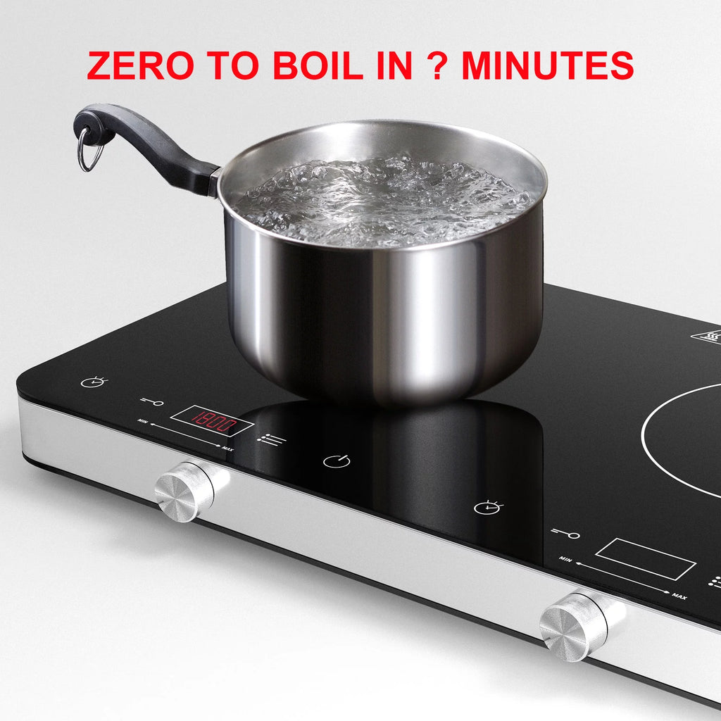 1800W Double Burner Electric Induction Cooktop O500907