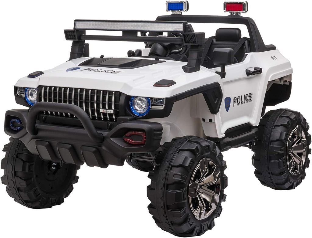 12V 2-Seater Police Truck Electric Car T8893