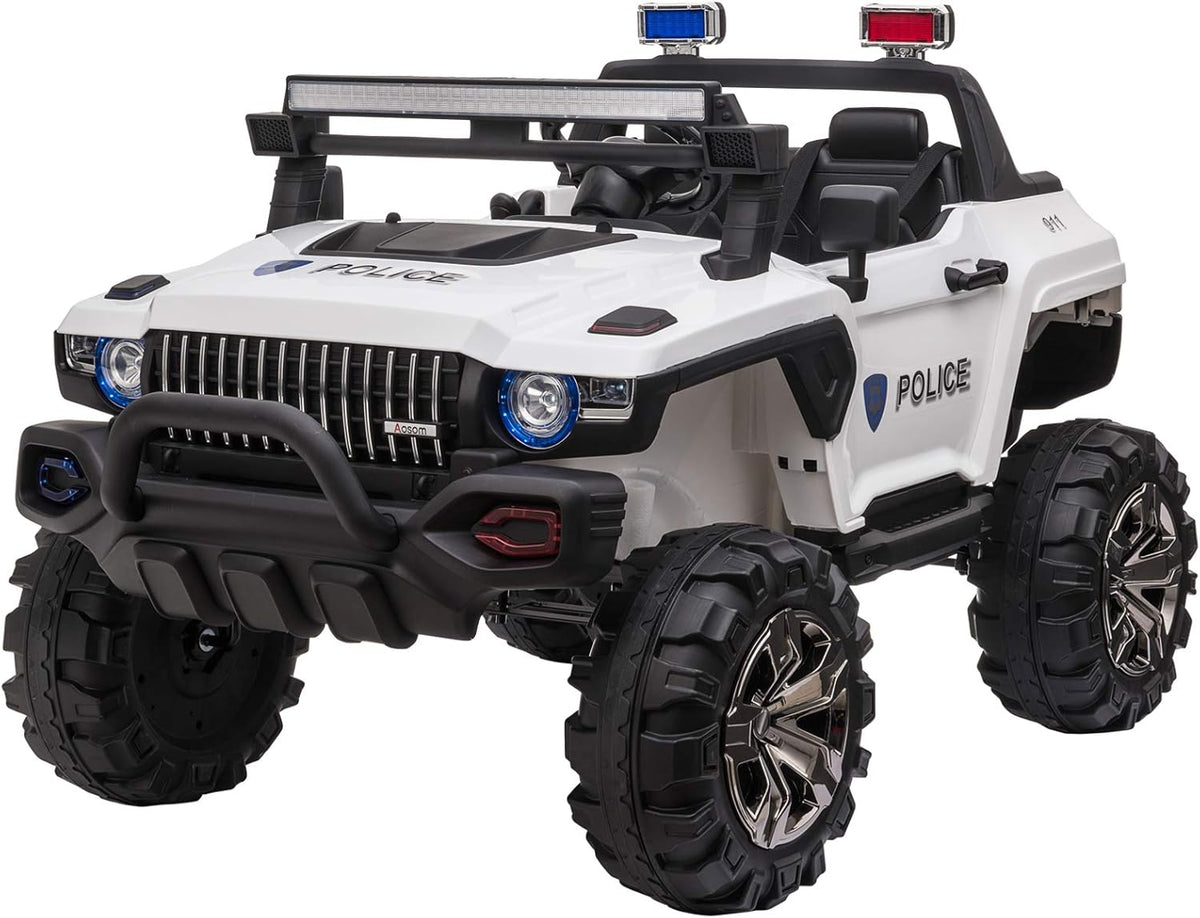 12V 2-Seater Police Truck Electric Car T8893