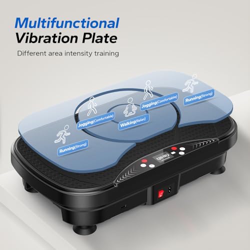 Vibration Plate Exercise Machine with Bluetooth and LED Display Q999