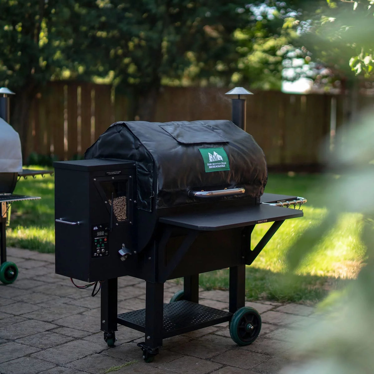 Insulated BBQ Grill Thermal Blanket, Black H19773