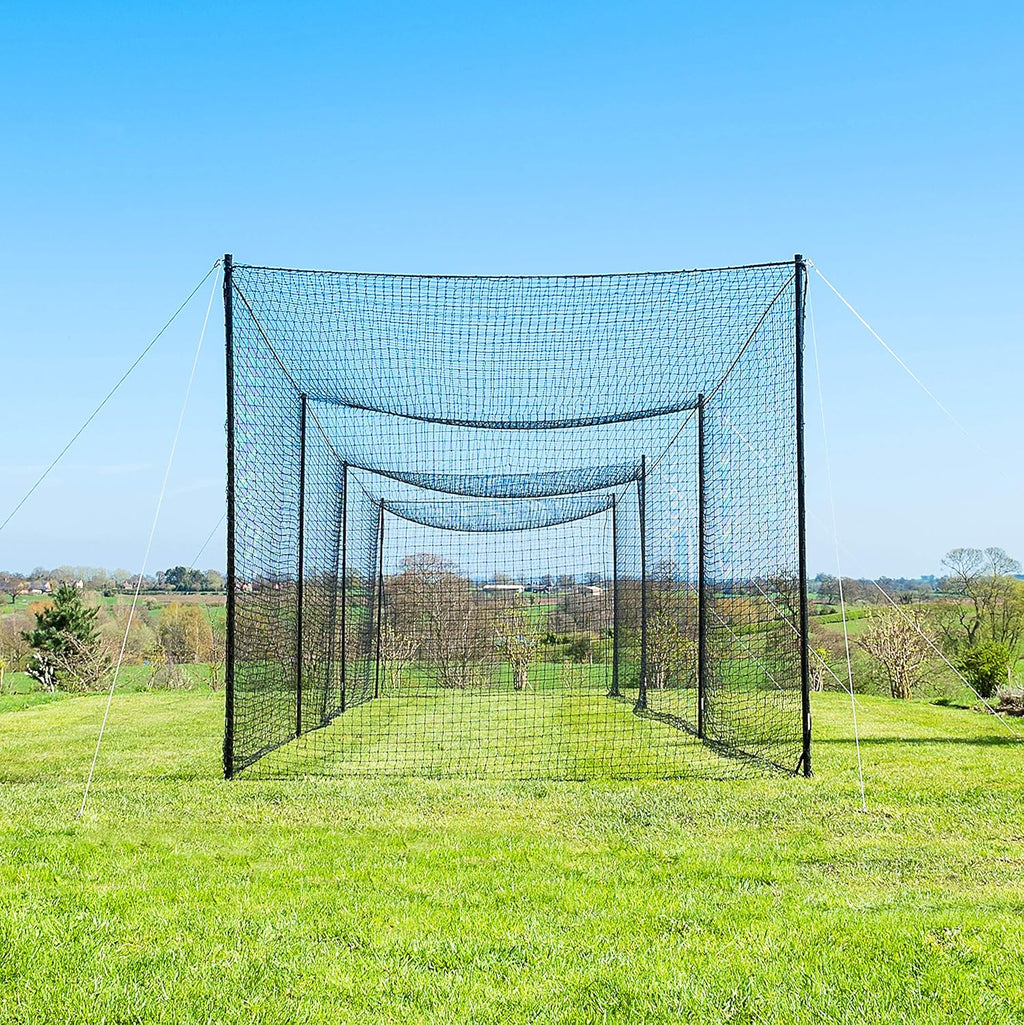 Baseball Batting Cage with Steel Poles X49282
