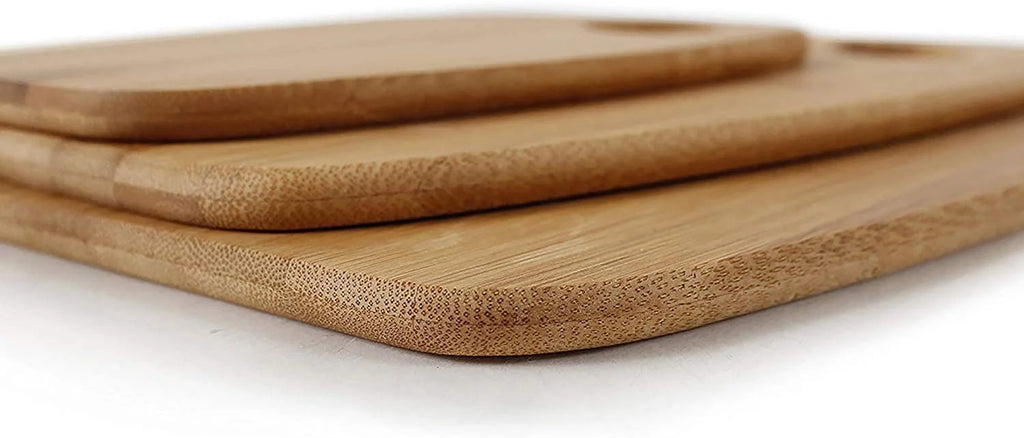 12pc 12X9" Round Edge Plain Bamboo Cutting Board H996
