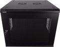 9U 19-Inch Server Network Rack with Locking Door Black F945876