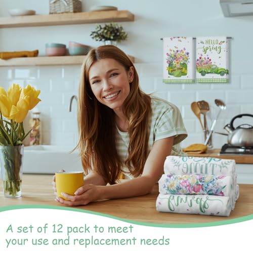 12 Pcs Seasonal Kitchen Towels Set X68732