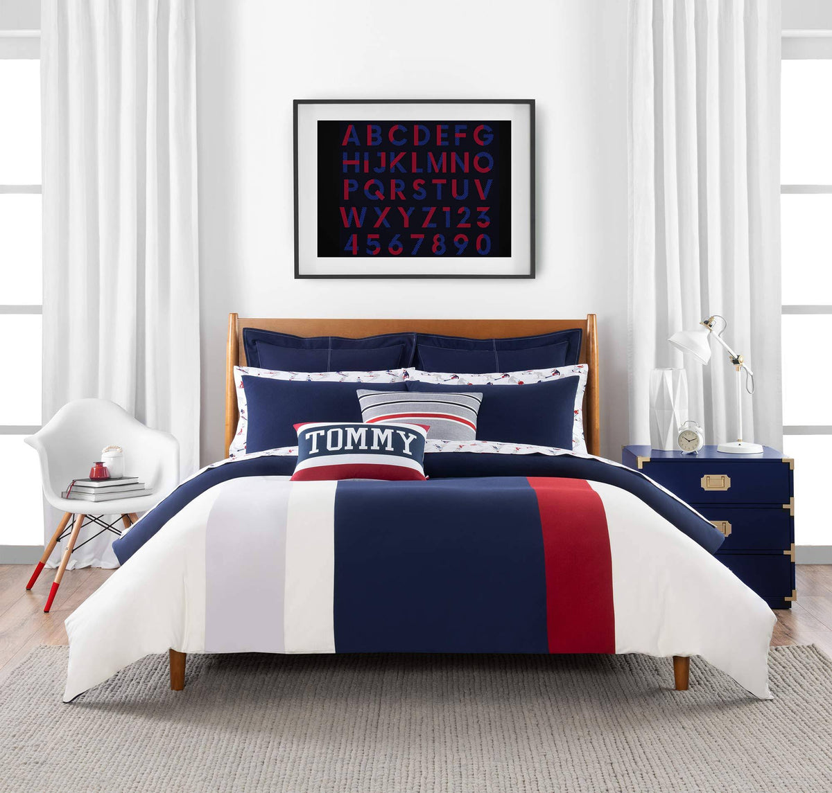 Full/Queen Stripe Comforter Set A15265