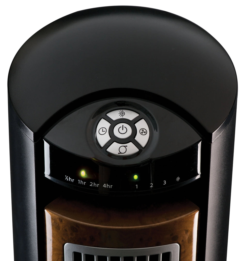 Black Brown Tower Fan with Remote Control R319981