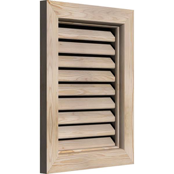 Primed Smooth Vertical Gable Vent P291