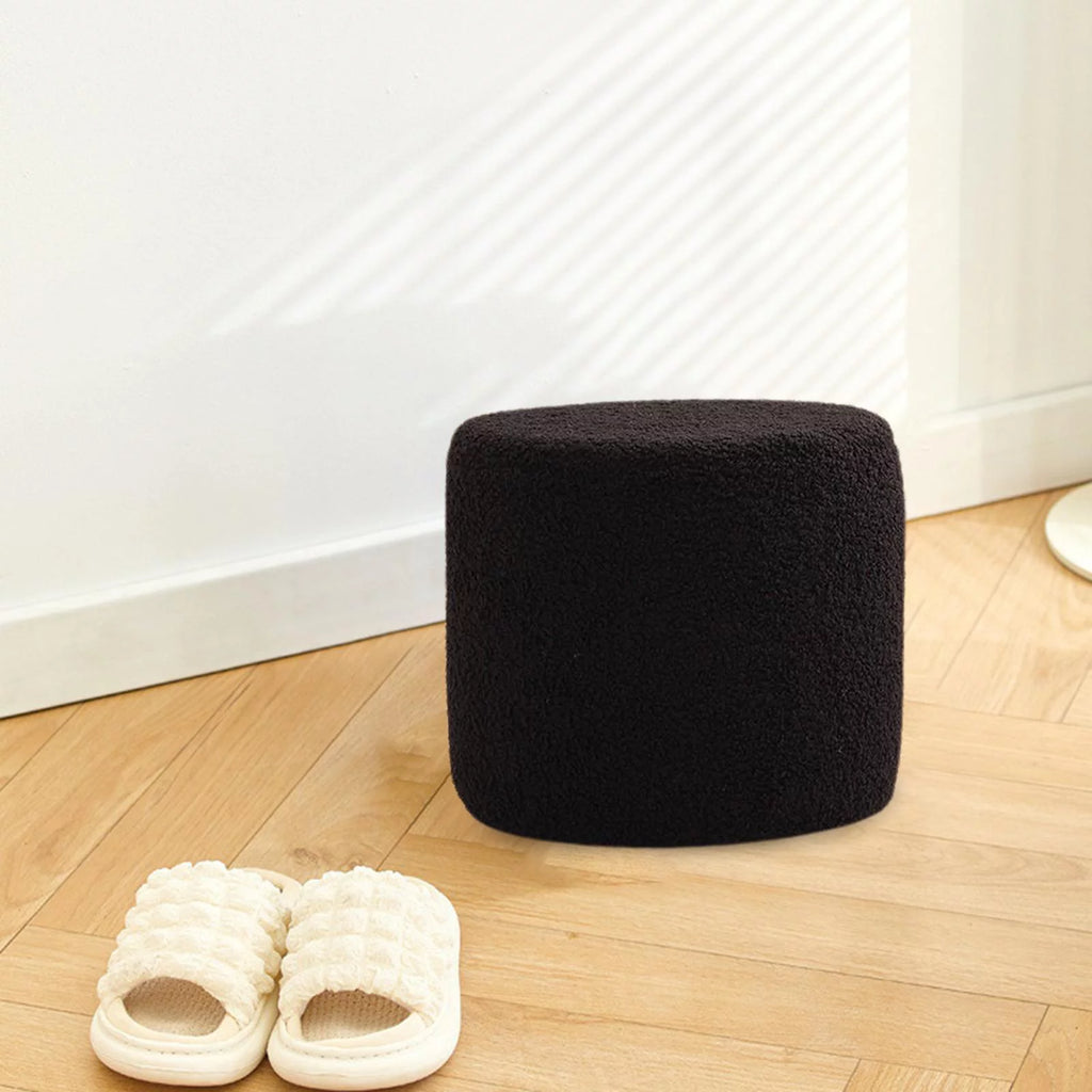 Black Foot Rest Stool Q7487