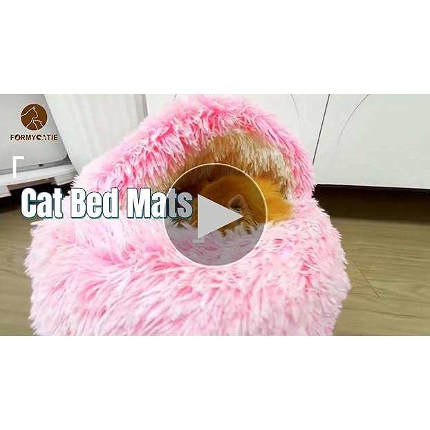 Hooded Round Dog Bed & Cat Cave Bed K940