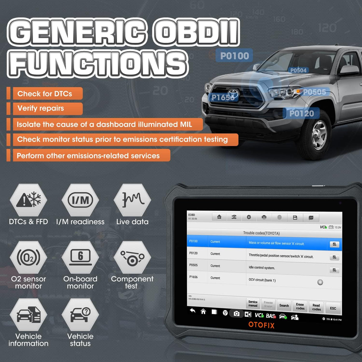 OBD2 Car Diagnostic Scan Tool Q93116