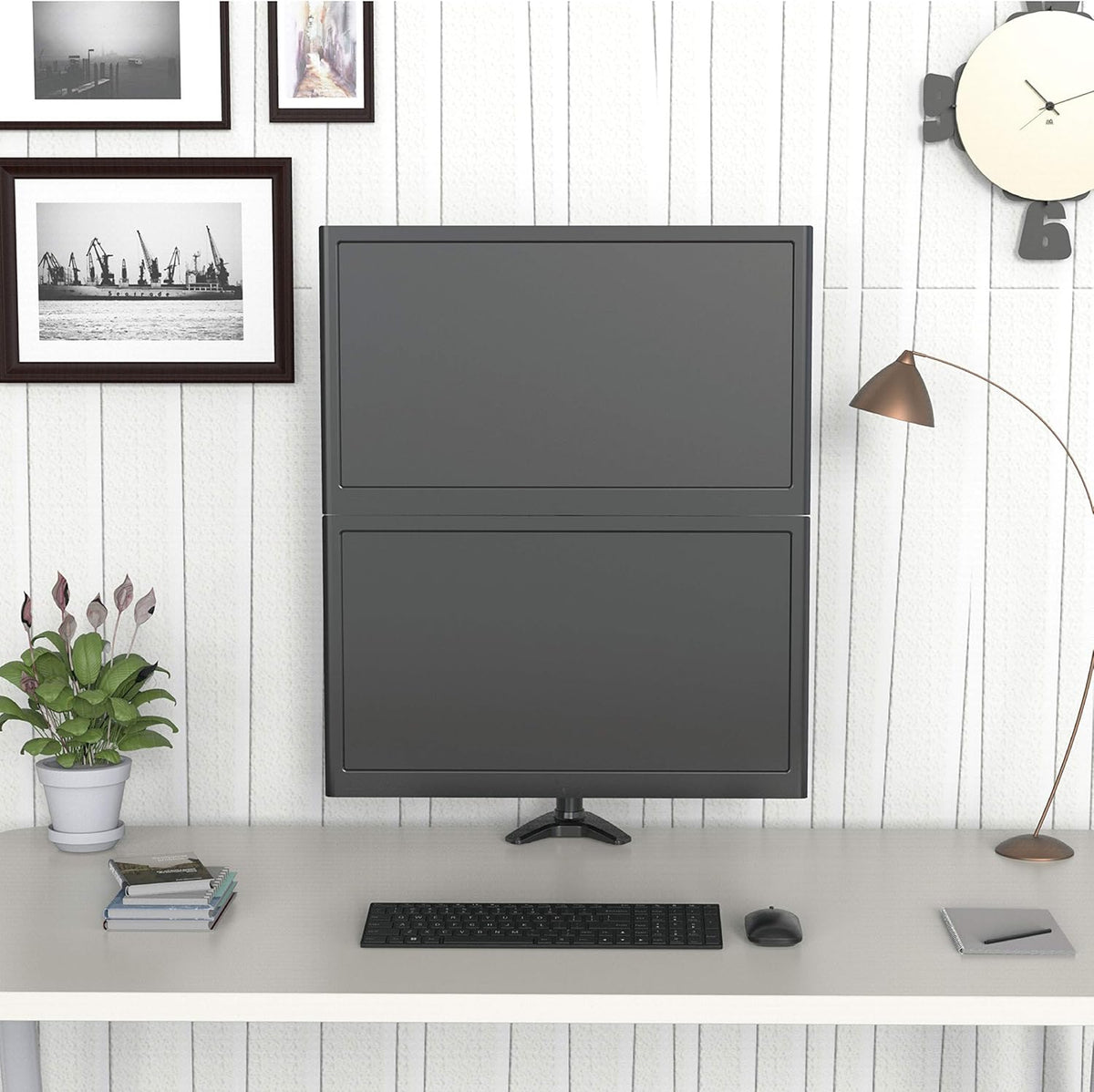Vertical Dual Monitor Mount, 15-27 Height Adjustable Z870325