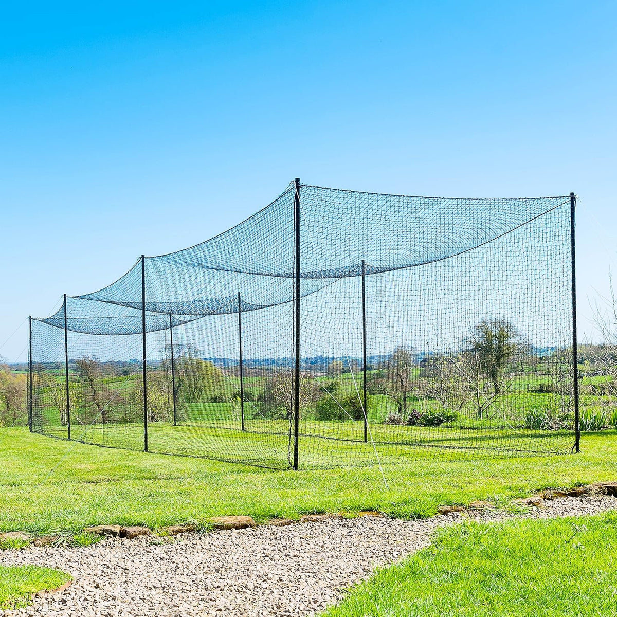 Baseball Batting Cage with Steel Poles X49282