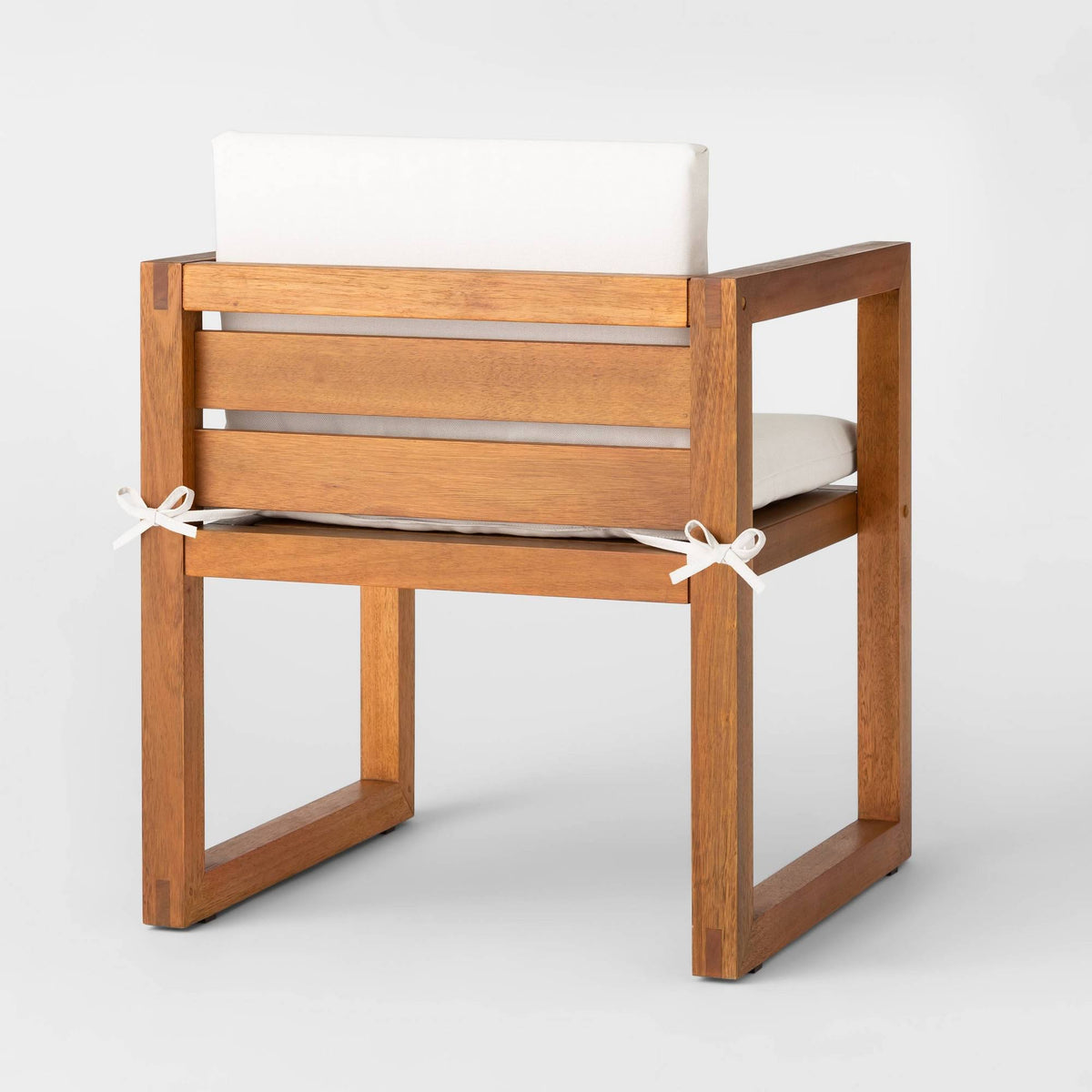 2pk Wood Patio Arm Chair N6404