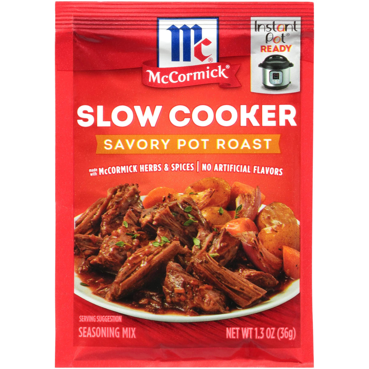 1.3 oz Slow Cooker Savory Pot Roast Seasoning Mix (Pack of 32) N11994