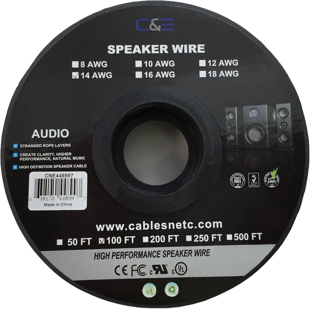 12AWG Oxygen-Free Copper Speaker Wire Cable Y8976