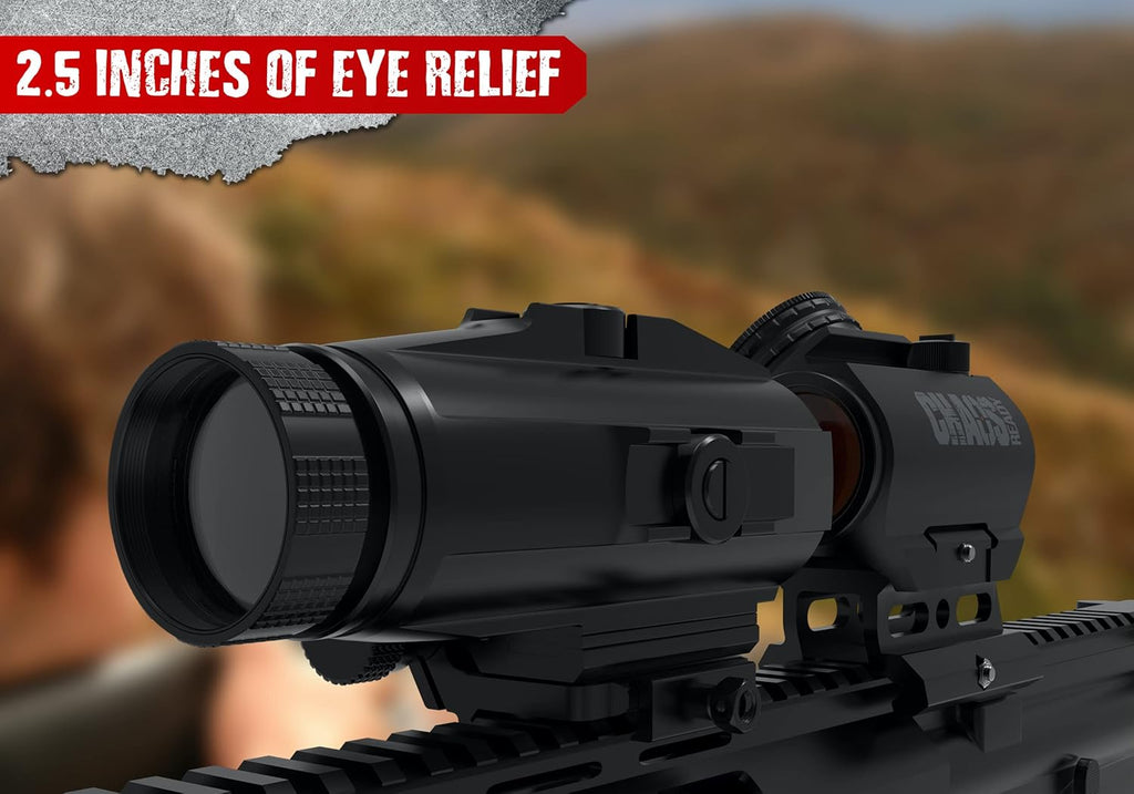 3X Red Dot Magnifier with QD Side Flip Mount P763