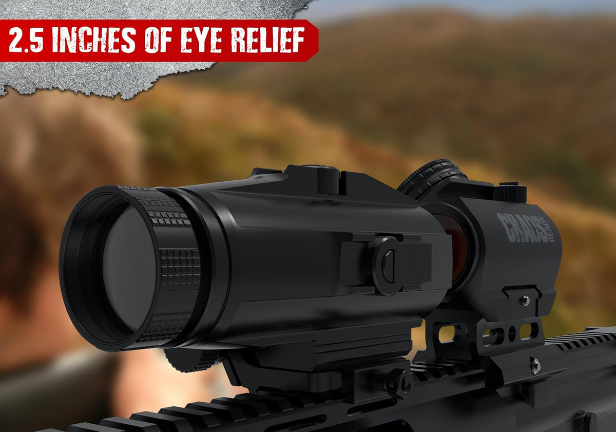3X Red Dot Magnifier with QD Side Flip Mount P763