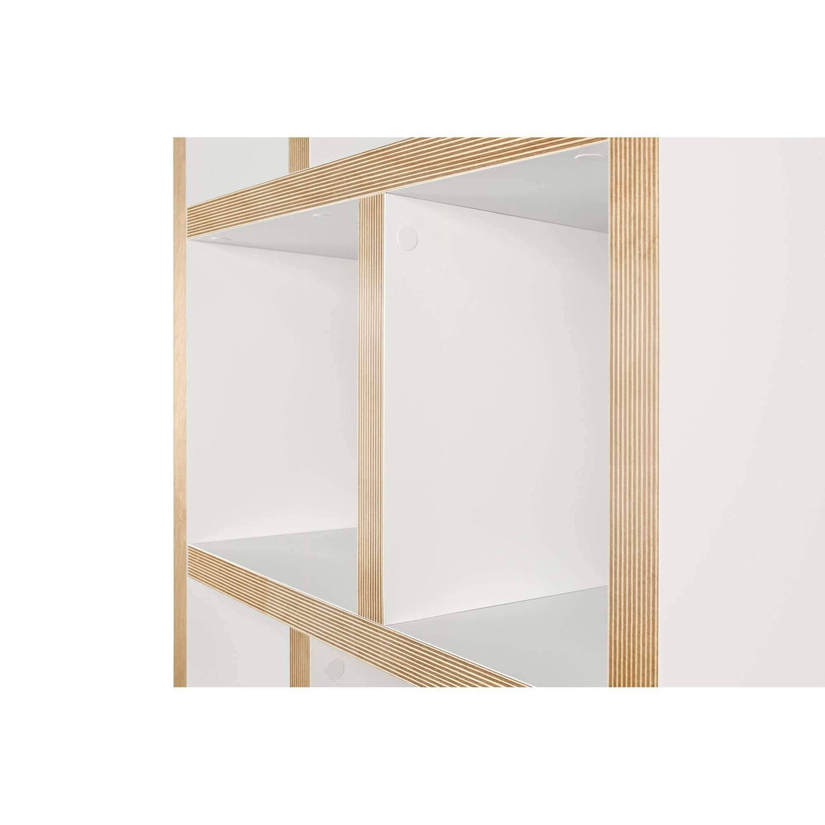 Pure White 5 Level Bookcase N409