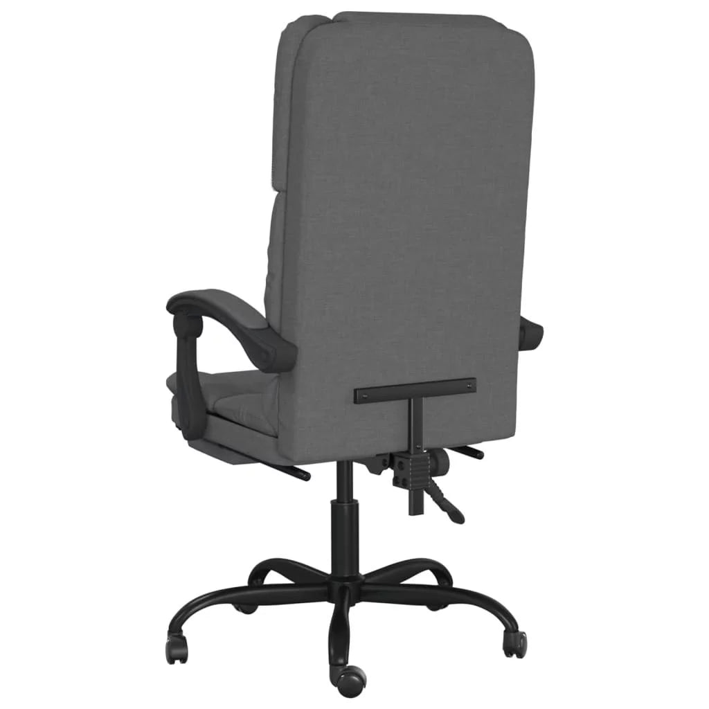 Dark Gray Fabric Reclining Office Chair B37999