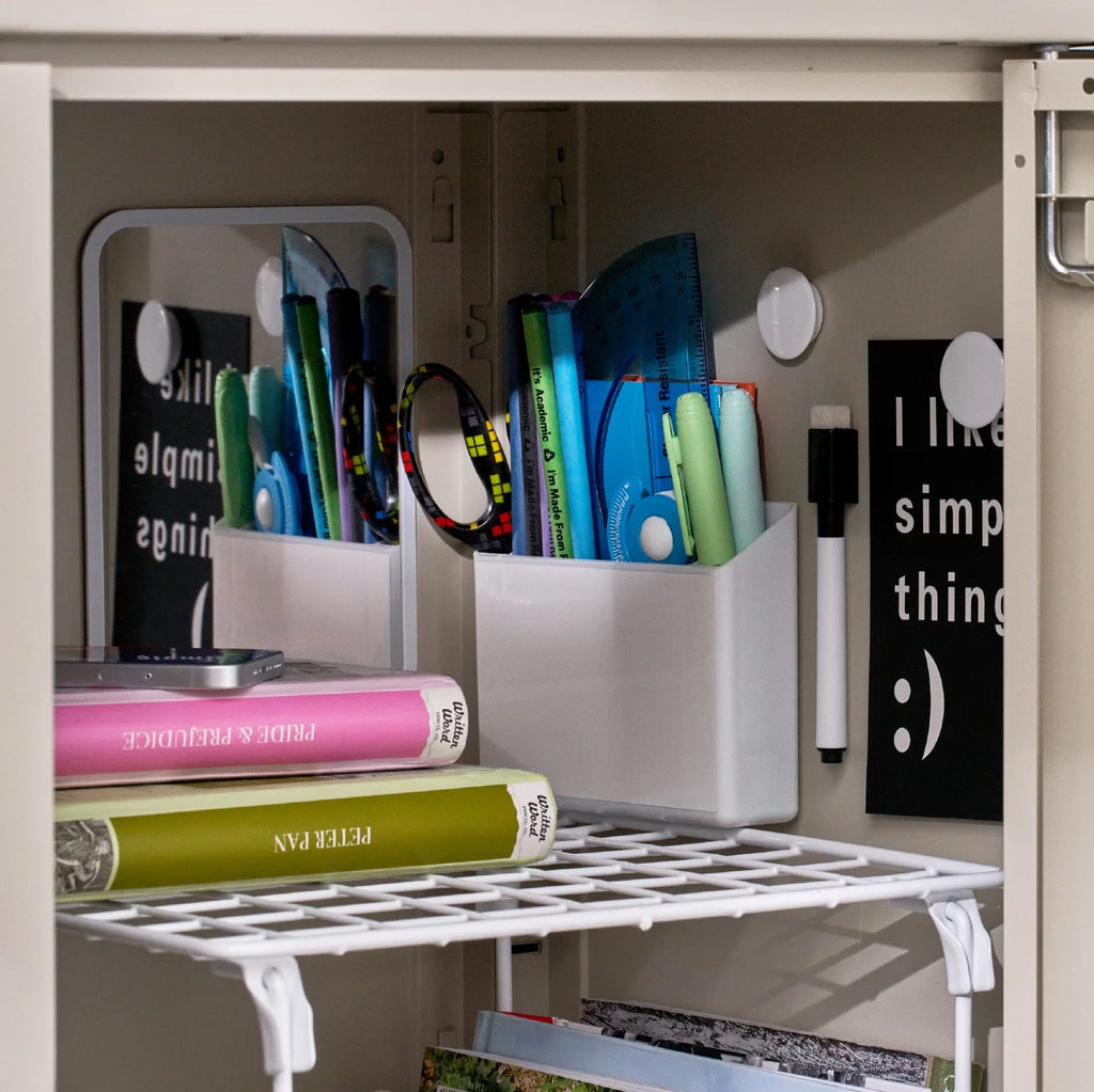7-Piece Locker Kit with 12" Shelf, White H710047