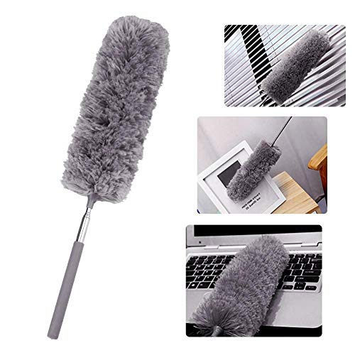 Grey Telescopic Microfiber Duster S61344