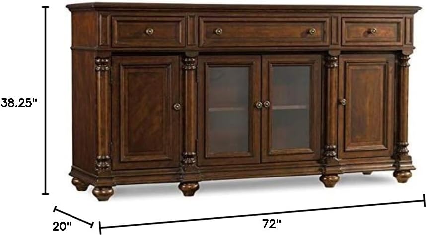 3-Drawer Wood Buffet Table W5689