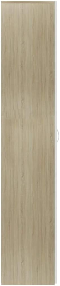 White and Sonoma Oak Shoe Cabinet J66907