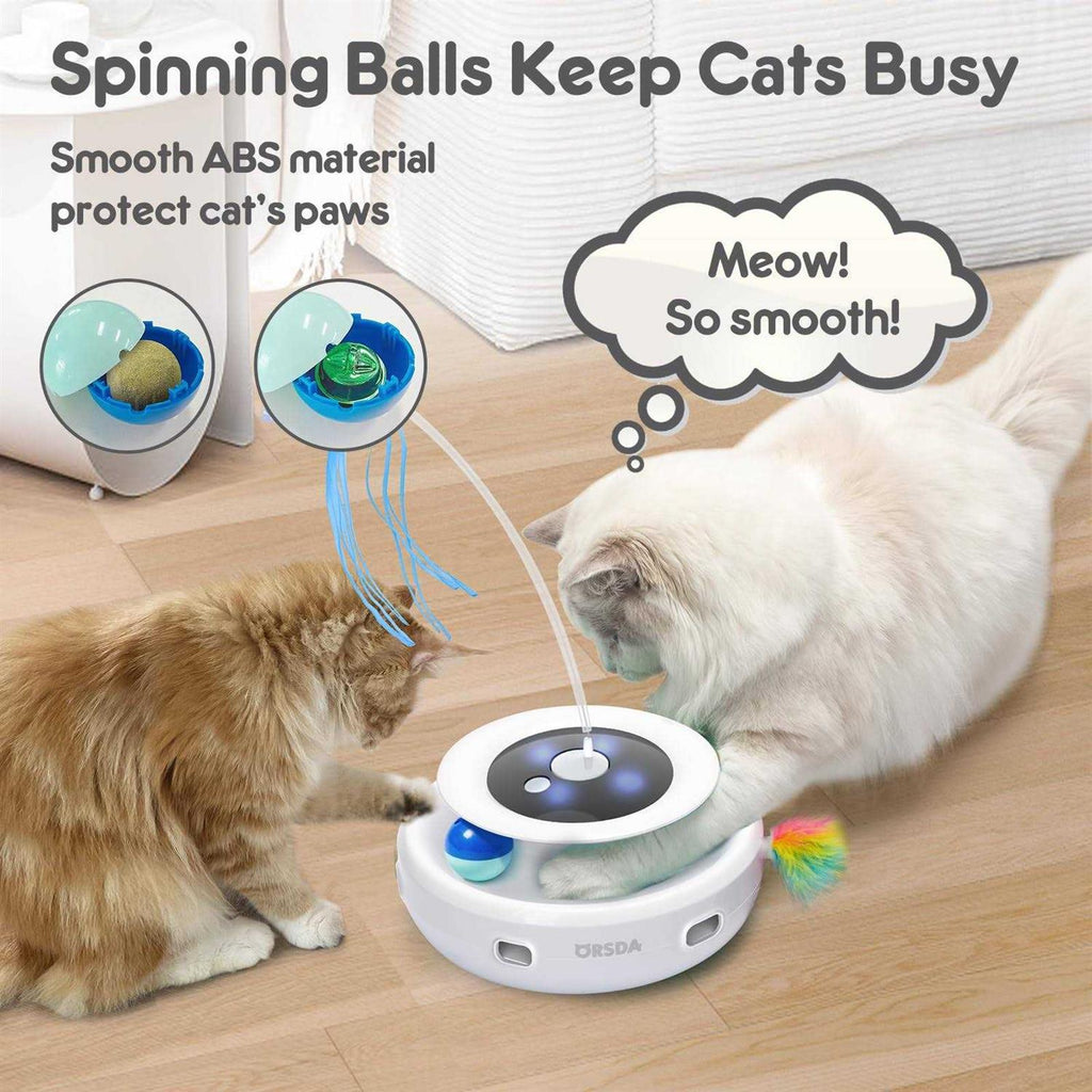 3-in-1 Rechargeable Interactive Cat Toys B116