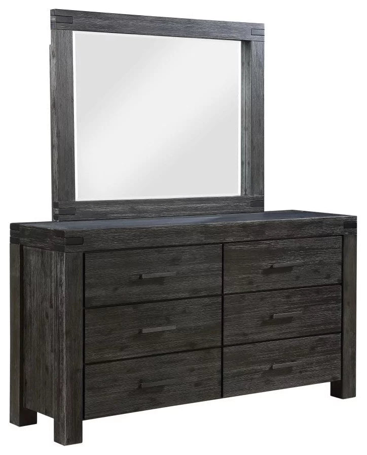 2 Piece Dresser and Mirror Set Graphite H21190