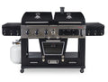 Gas and Charcoal Combo Grill with Electric Smoker Q2784