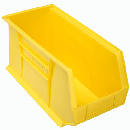 Yellow Plastic Stacking Bin H602876