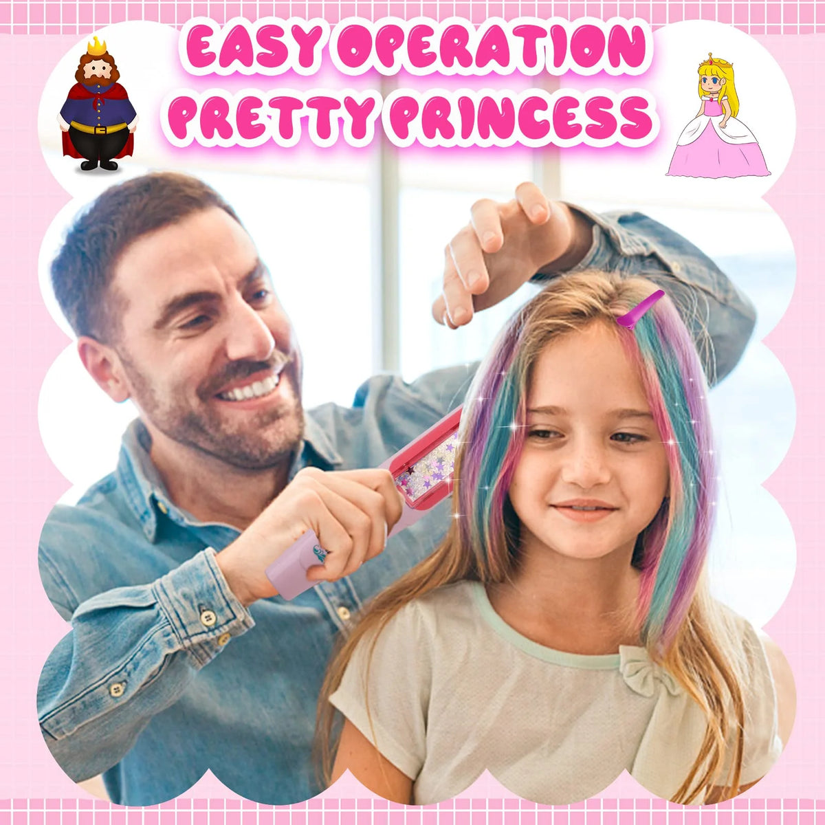 Hair Chalk Set for Kids DIY Hair Color Dye Chalk P310