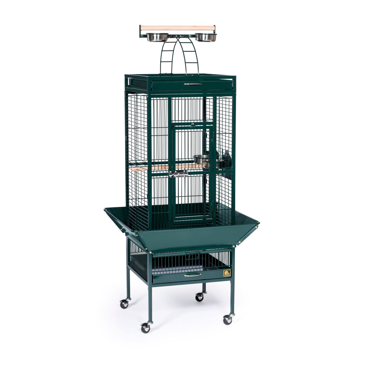 18x22 x 18x22 x 57x22 Garnet Red Wrought Iron Cage L5496