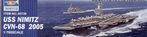 1/700 USS Nimitz CVN-68 Aircraft Carrier 2005 O7591
