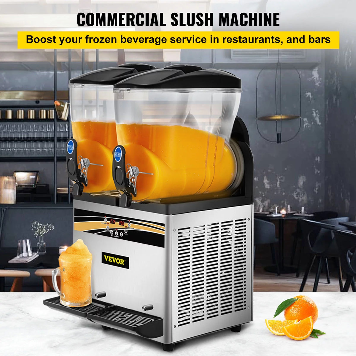 30L 1000W Stainless Steel Slushy Machine V76458