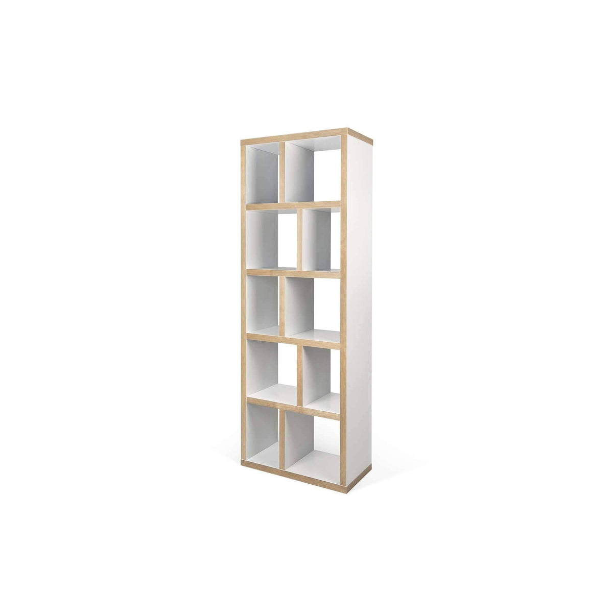 Pure White 5 Level Bookcase N409