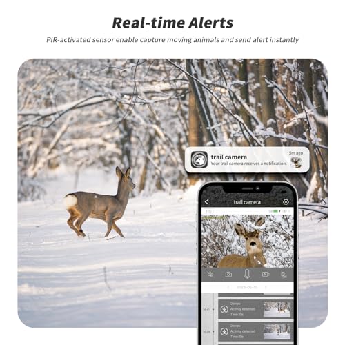 4G LTE Cellular Trail Camera with Live Streaming and Solar A329693