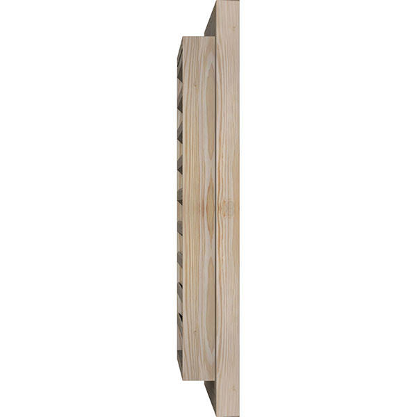 Primed Smooth Vertical Gable Vent P291