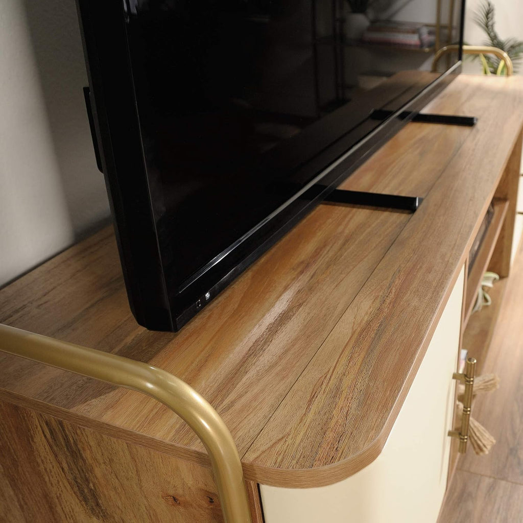 Sindoori Mango Finish Entertainment Credenza D42933