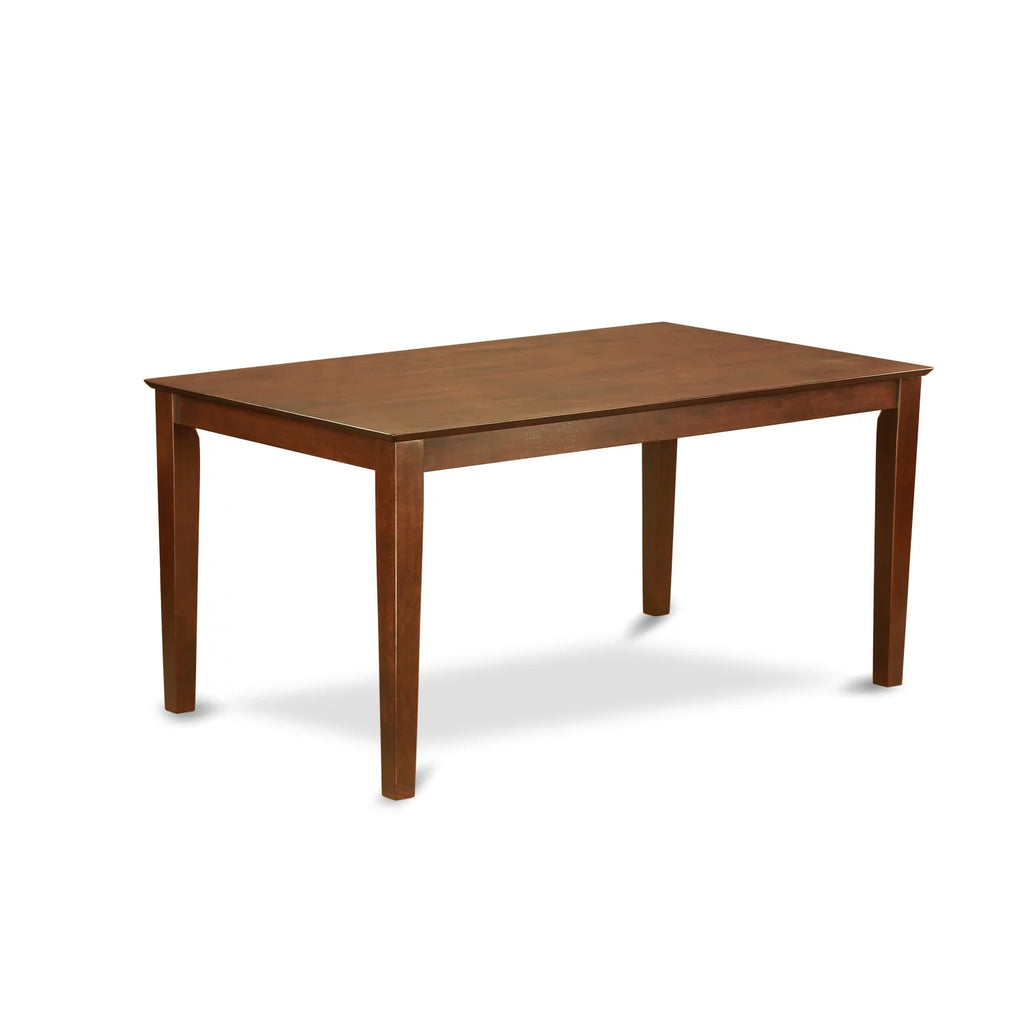 7 Piece Rectangular Dining Table Set with Wooden Seat Chairs V37652
