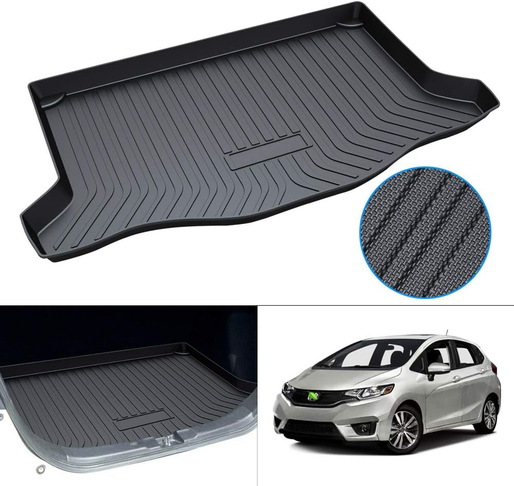 Trunk Mat Honda Fit 2015-2020 All Weather TPO Rear Cargo Liner Pack of 2 A69764
