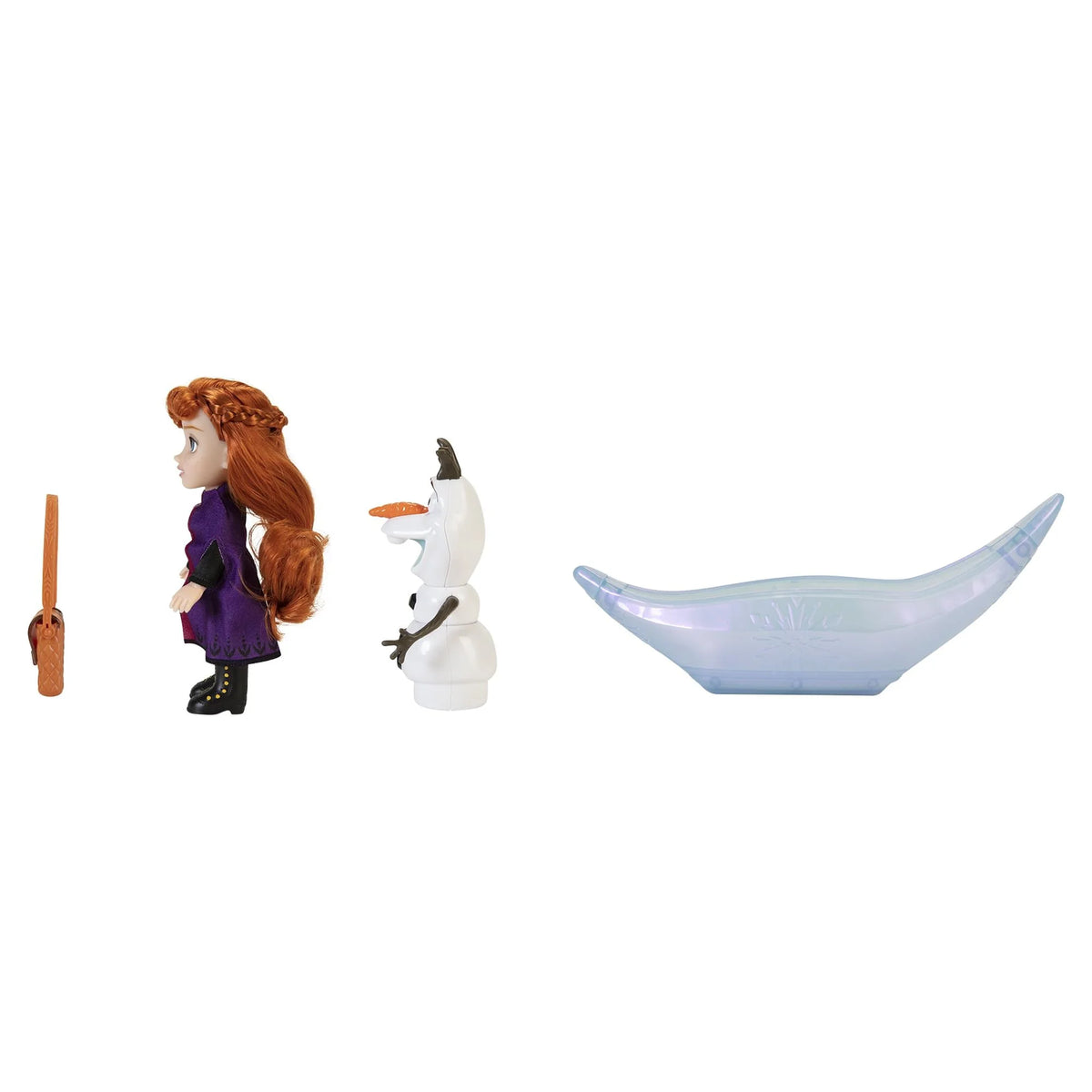 Frozen 2 Petite Princess Anna and Ice Canoe Gift Set Includes Anna, Olaf! Dolls are approximately 6 inches tall X435784