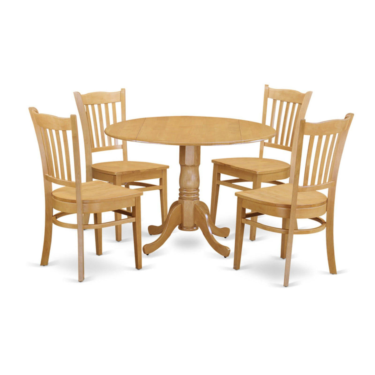 5 Piece Kitchen Table and 4 Chairs Set Y5961