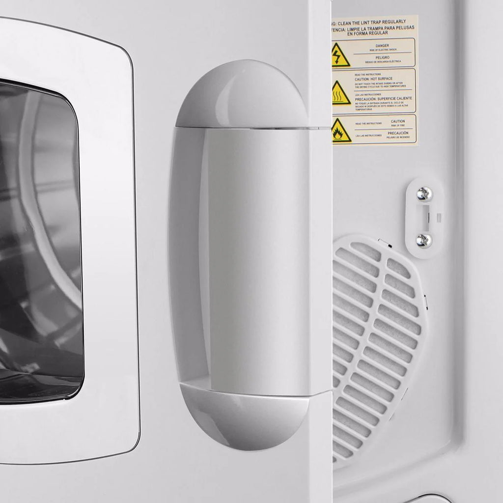 Electric Compact Laundry Dryer 8.8lbs Capacity White P4626