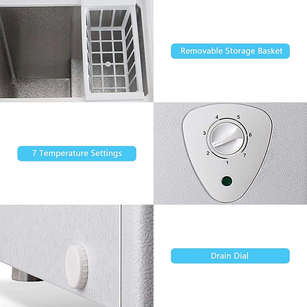 5.0 Cu.ft White Chest Freezer W98693