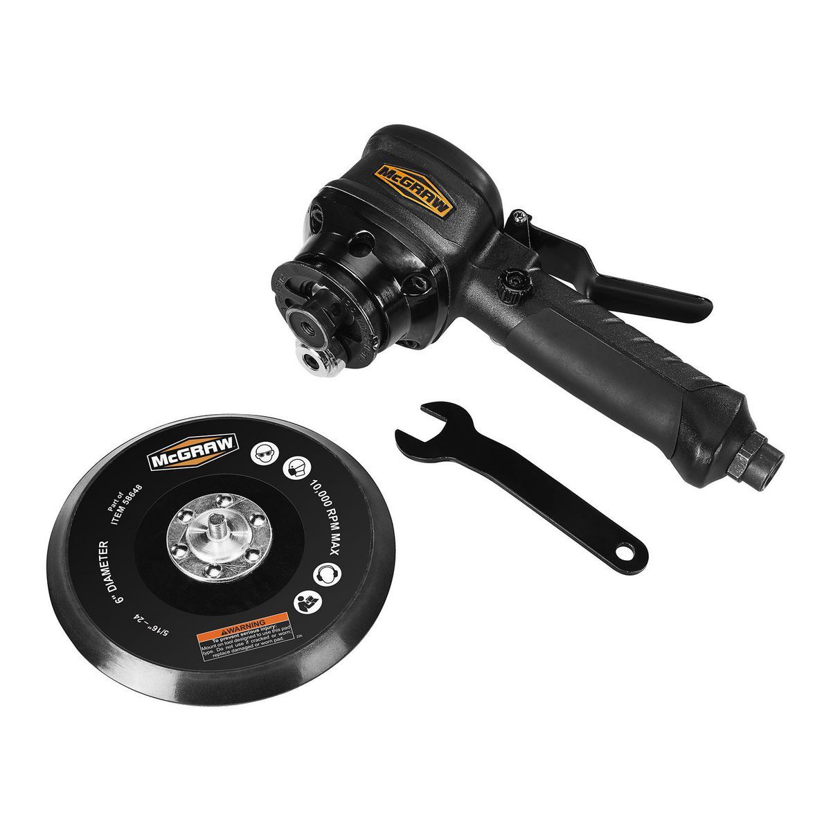 6 in. Dual-Action Air Sander N465