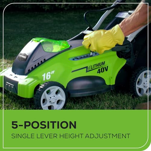 40V 21" Brushless Cordless Self-Propelled Lawn Mower with 5.0Ah Battery and Charger T84728